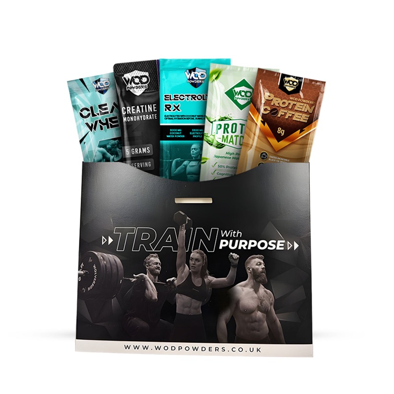 WOD Powders trial pack with sachets
